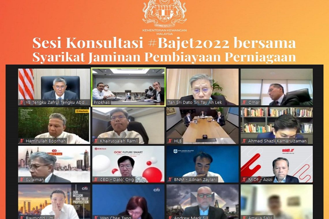 Sesi Konsultasi #Bajet2022 Bersama SJPP &amp; Wakil-wakil Industri Perbankan